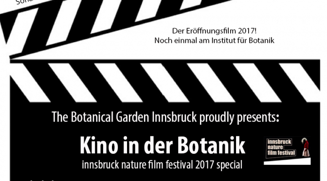 Kino in der Botanik – Der Botanische Garten Innsbruck zeigt: “dusk chorus”