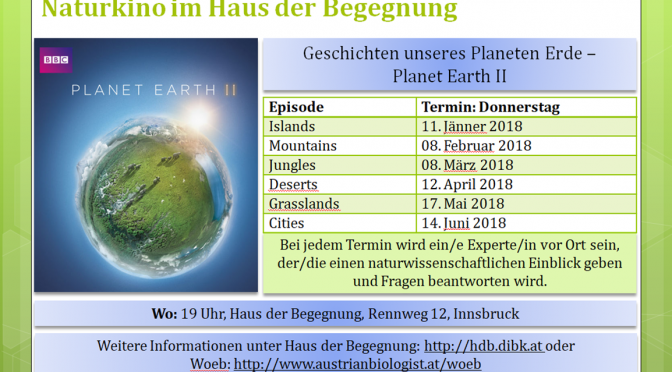 Naturkino im Haus der Begegnung